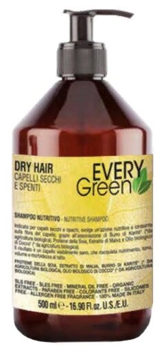 Dikson шампунь EveryGreen Dry Hair Nutriente, 500 мл