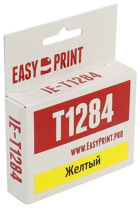 Картридж EasyPrint IE-T1284 для Epson Stylus S22/SX125/Office BX305F, желтый, с чипом