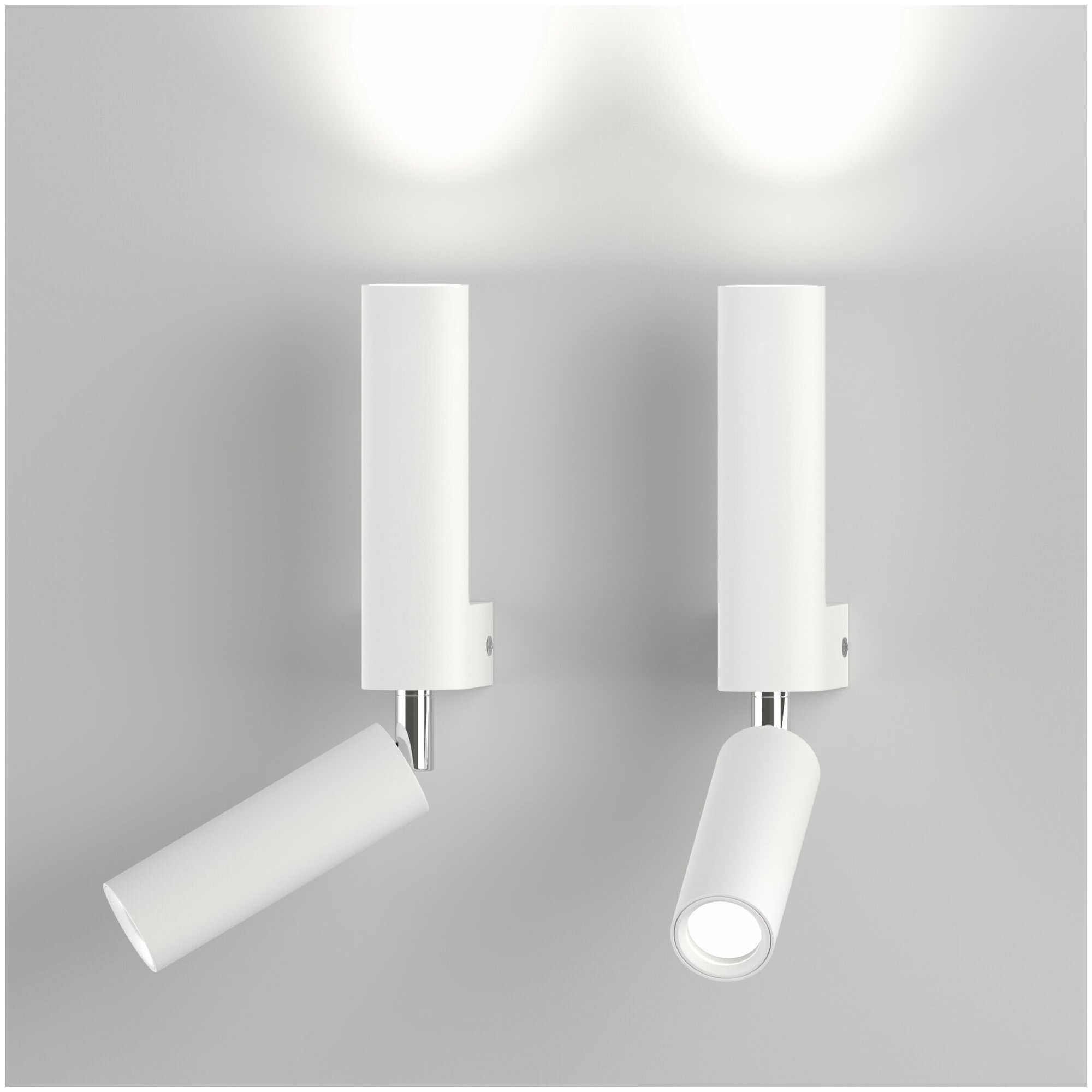 Бра / Настенный светильник Pitch Eurosvet 40020/1 LED, с поворотным плафоном, цвет белый