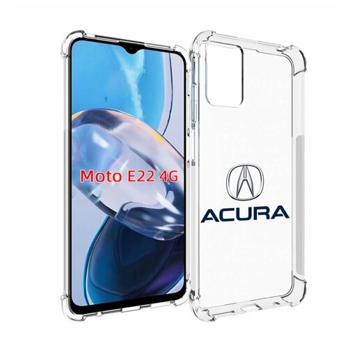 Чехол MyPads acura-акура-2 для Motorola Moto E22 4G / E22i 4G задняя-панель-накладка-бампер 