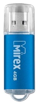 Флешка Mirex Unit aqua 4 Гб usb 2.0 Flash Drive - синий