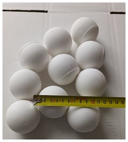 Фарфоровые шары для печи бани сауны диаметр 6 см упаковка 5 кг - фотография № 2