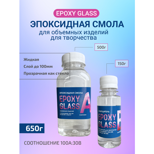 Эпоксидная смола для творчества набор 260 гр Набор эпоксидная смола для творчества и рукоделия