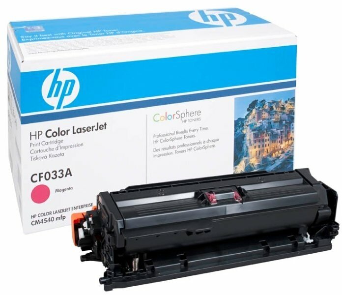 Картридж лазерный HP 646A Cf033a пурпурный (12500стр.) для HP CM4540