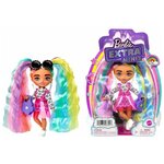 Кукла Barbie Экстра Minis с радужными хвостиками HHF82 - изображение