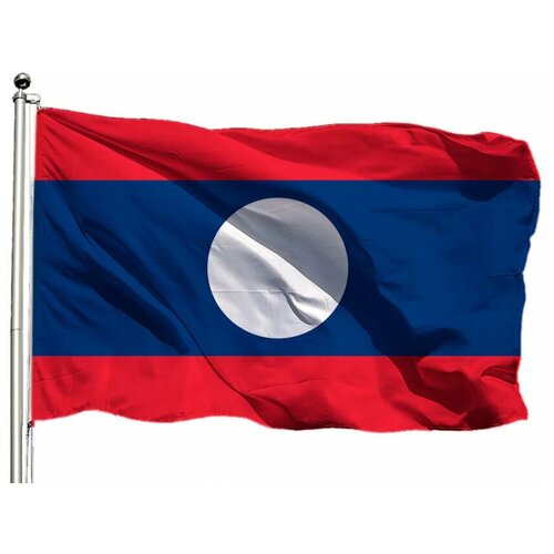 Флаг Лаоса 70х105 см