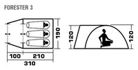 Палатка TREK PLANET Forester 3
