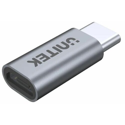 Адаптер-переходник Unitek USB C - Micro USB, цвет серый (Y-A027AGY) переходник c y micro 4 3