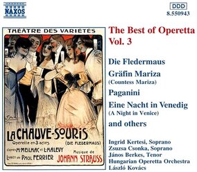 V/C-Best Of Operetta 3*Strauss Kalman Lehar Stolz Zeller- Naxos CD Deu (Компакт-диск 1шт)