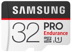 Карта памяти Samsung microSDHC PRO Endurance UHS-I U1 100MB/s + SD adapter