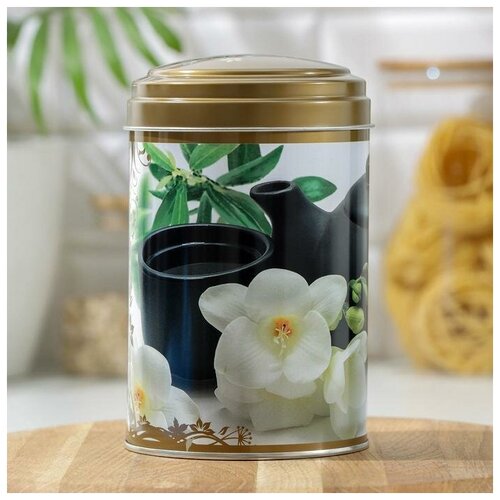 Банка для сыпучих продуктов Чайная церемония , 1,1 л, 9,9 14,5 см