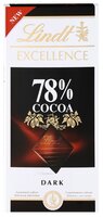 Шоколад Lindt Excellence горький 78% какао, 100 г