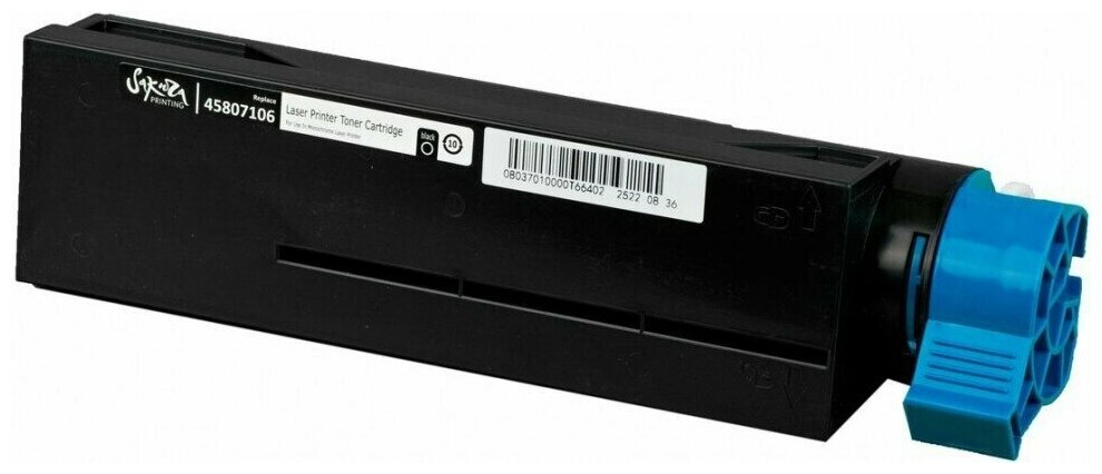 Картридж SAKURA 45807106 для OKI B412/432/512/MB472/492/562, черный, 7 000 к. Sakura Printing - фото №3
