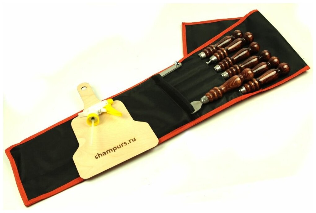 Набор шампуров в чехле "Пикник" — фото 1