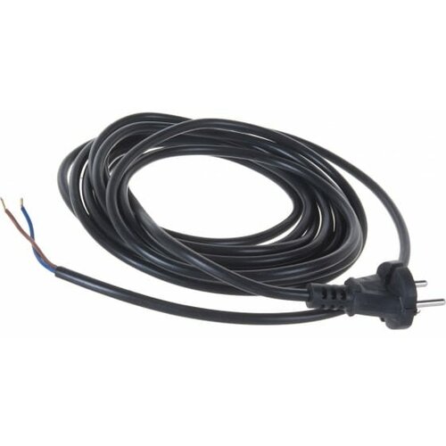 Сетевой шнур с вилкой Lux V2 ПВС 2x0.75 мм 2 м черный без заземления сетевой шнур с вилкой lux v2 2x0 75 7 м 10 а