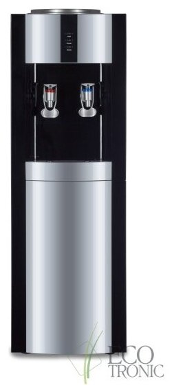Кулер для воды Ecotronic V21-LN черный/серебристый Экочип, без охлаждения