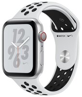 Часы Apple Watch Series 4 GPS + Cellular 44mm Aluminum Case with Nike Sport Band серый космос/антрац