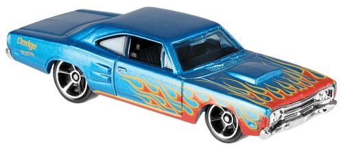 Легковой автомобиль Hot Wheels Flames 69 Dodge Coronet Super Bee 7.8 см.