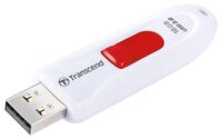 Флешка Transcend JetFlash 590 16Gb белый/красный