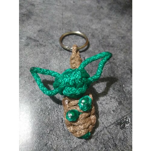 Брелок Pine Art, зеленый, бежевый