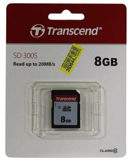 SD карта Transcend 300S TS8GSDC300S