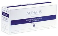 Чай черный Althaus English Breakfast St. Andrews в пакетиках для чайника, 20 шт.