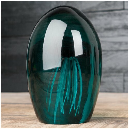 Пресс-папье Glass Paperweight Blue Lagoon Jellyfish