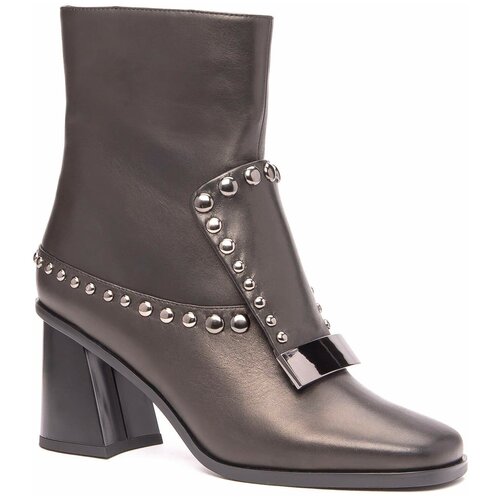 фото Полусапоги vitacci 149040 женский черный натуральная кожа 37