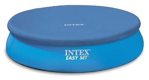 Тент-чехол для бассейнов Easy Set, 366x30 см, INTEX (28022) - фотография № 1