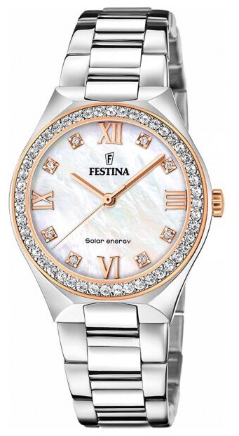 Наручные часы FESTINA Solaris, белый, серебряный
