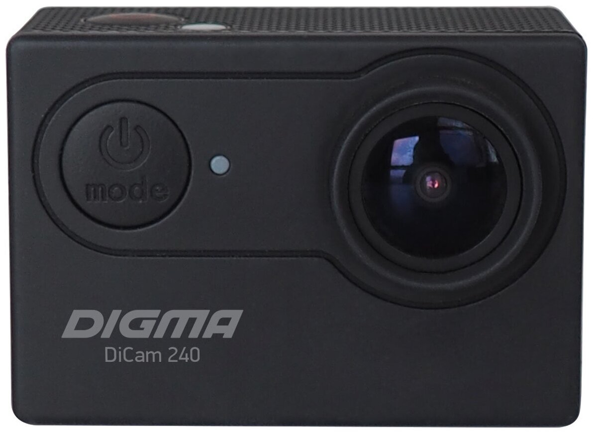 Экшн-камера Digma DiCam 240 1080p WiFi Black DC240