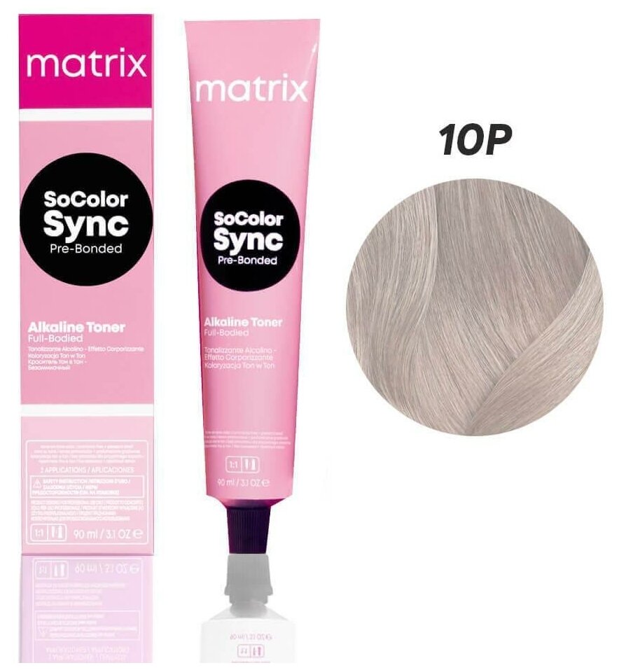 Matrix SoColor Sync краска для волос, 10P очень-очень светлый блондин жемчужный