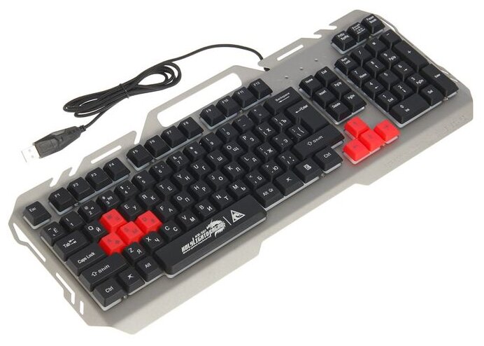 Игровая клавиатура Xtrikeme KB-501 Grey USB — купить по выгодной цене на Яндекс.Маркете