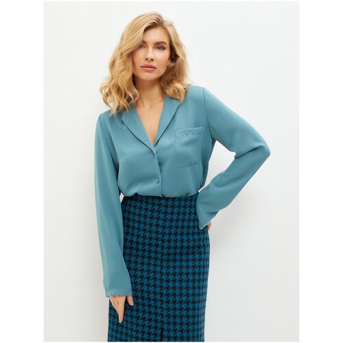 Блуза  DORIZORI, размер XS, зеленый