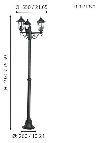 Фонарный столб EGLO - фото №3