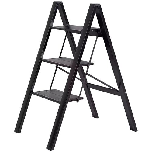 Трехступенчатая складная лестница Xiaomi Mr. Bond Herringbone Household Folding Ladder Black