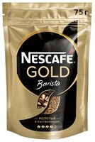 Кофе растворимый Nescafe Gold Barista с молотым кофе, пакет 400 г