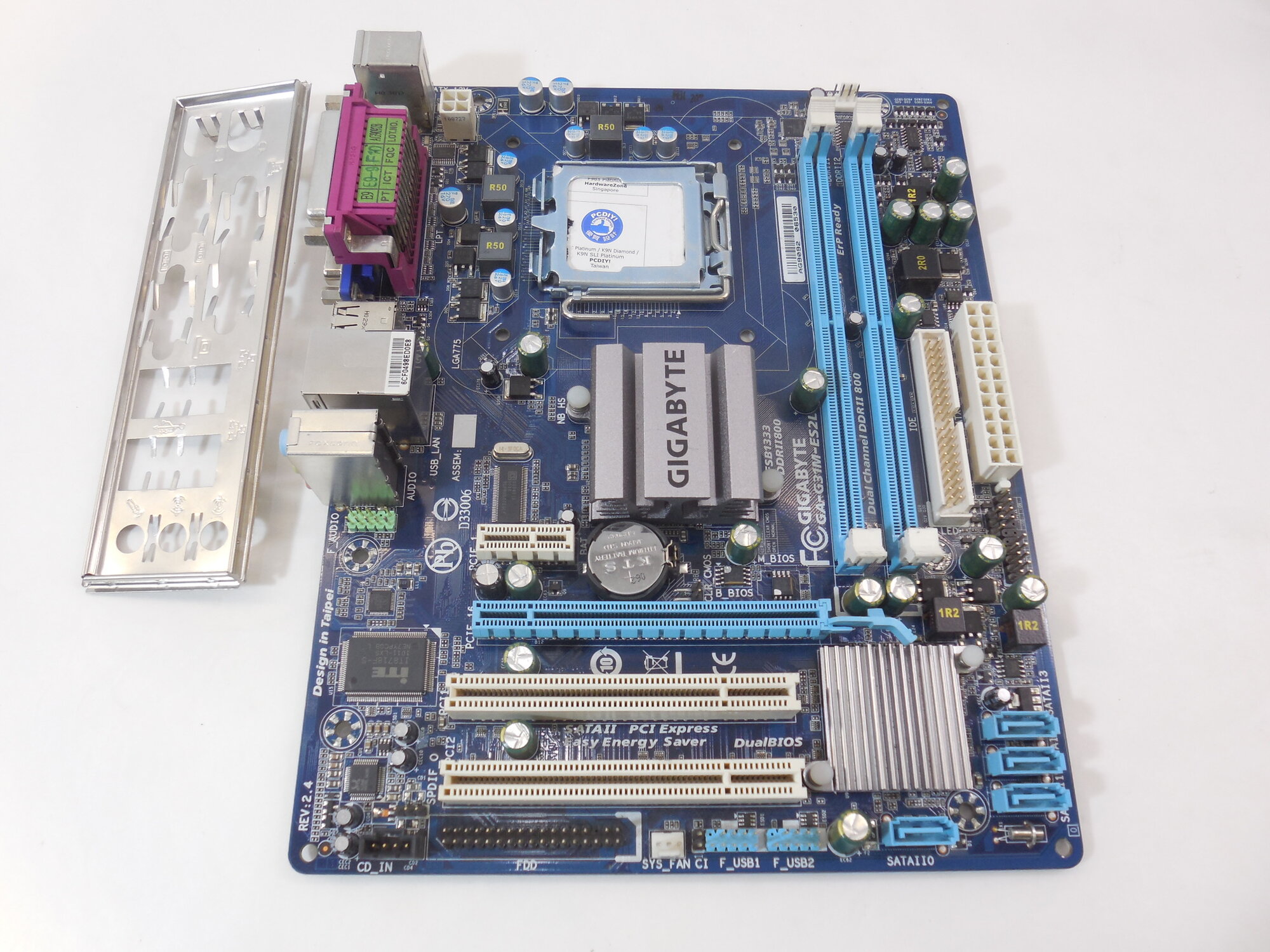 Материнская плата GIGABYTE GA-G31M-ES2L (rev. 2. x) – купить в