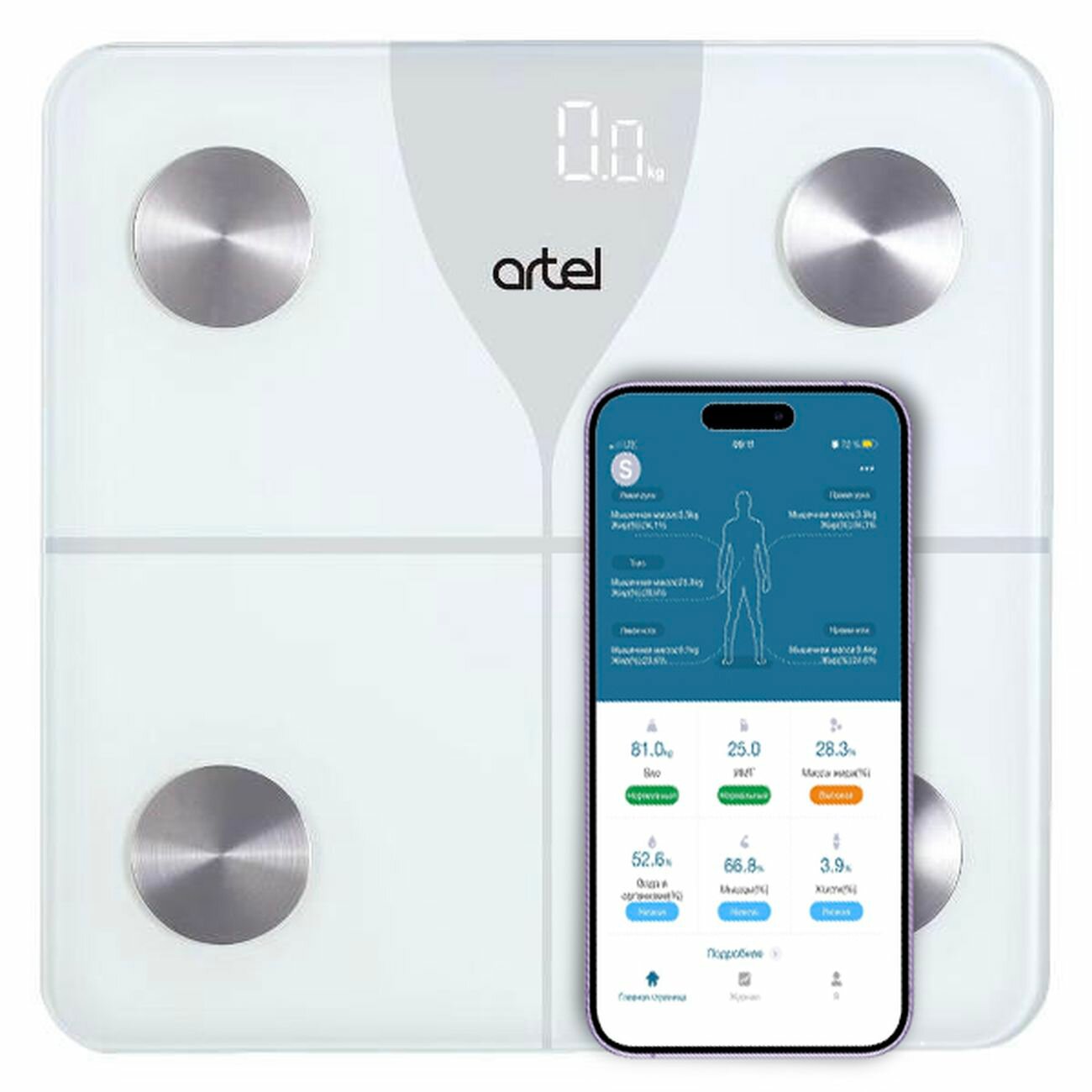 фото Умные весы Artel ART-EB-1170 White