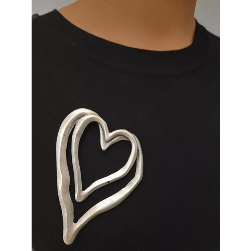 Брошь Svetti, 1 шт., серебристый