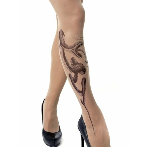 фото Колготки, 40 den, размер 5-7, разноцветный stop tattoo