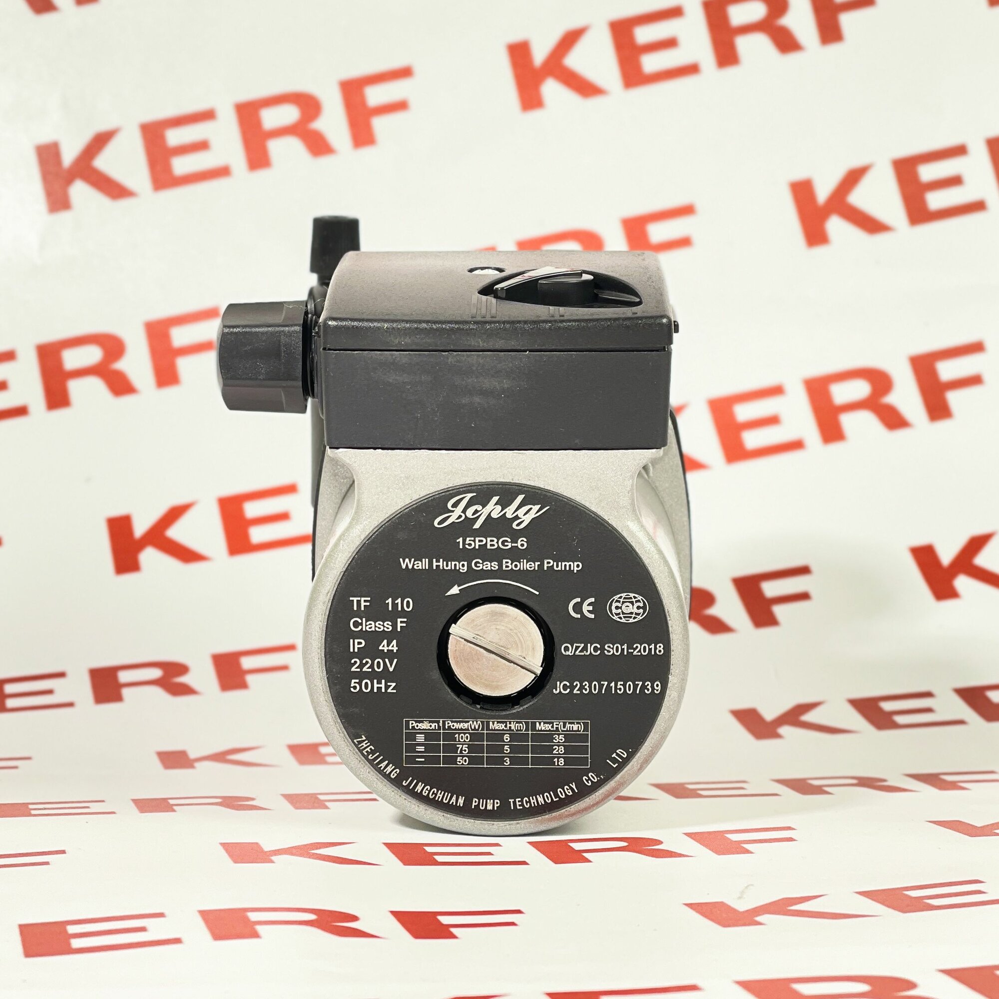 фото Насос циркуляционный KERF скоростной 100W (против часовой) альт. PBG -15-60 3 - Grundfos и Copo для котла Haier, Gazlux, Electrolux (03-4001; A00305)
