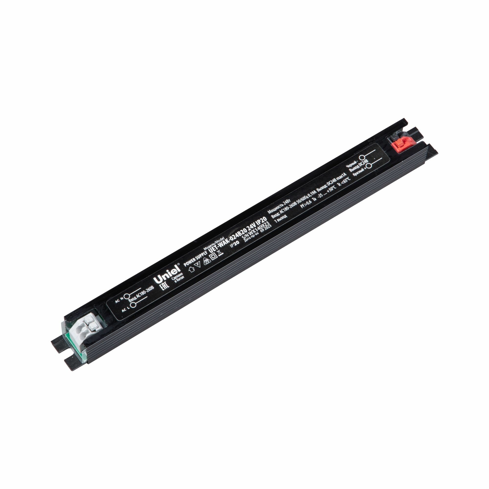 Блок питания (AC-DC) 24V 24W UL-00010265 UET-WAK-024B20 IP20 металл