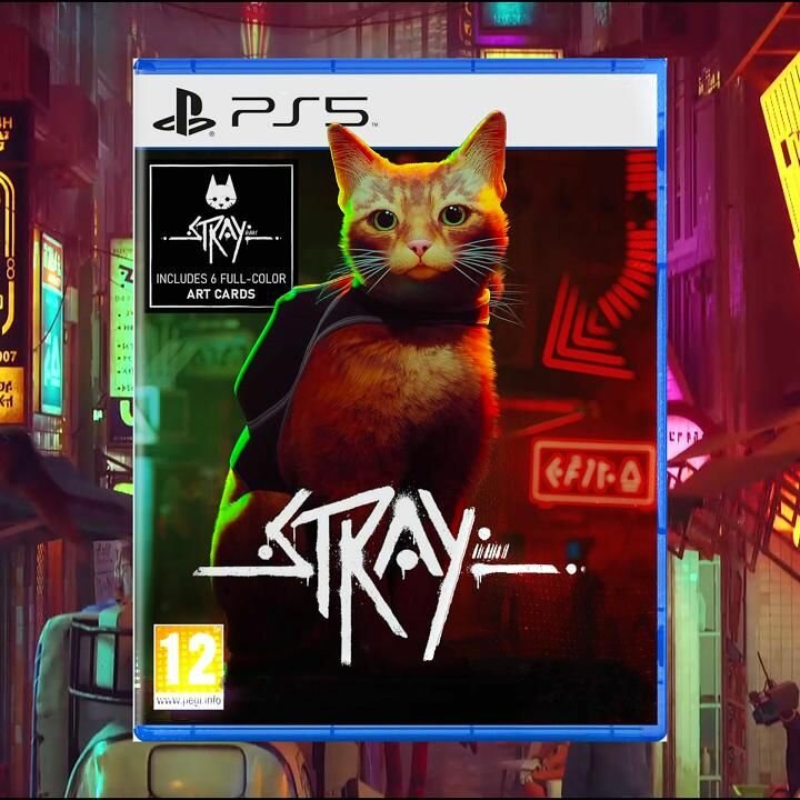 Игра Stray , для Ps5 , лицензионный диск. Русская версия.