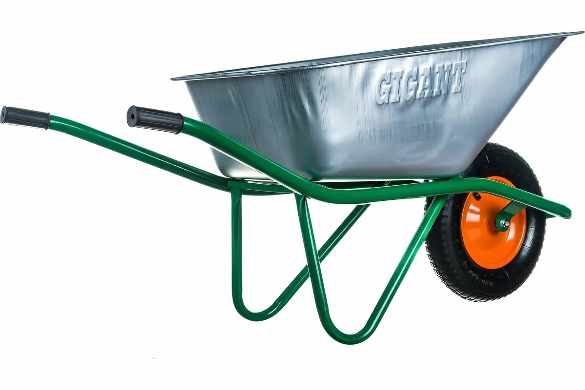 Строительная тачка 110 л 200кг пневматические колеса Gigant WBC 200-1