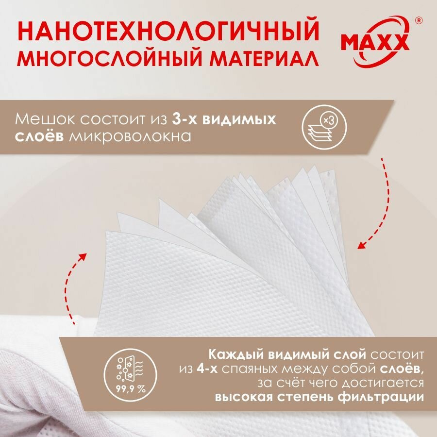 Мешок - пылесборник PRO 5 шт. для пылесоса спец ПС-1400М, 1400 Вт, 20 л — фото 1