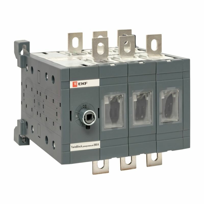 Рубильник 200A 4P реверсивный без рукоятки управления TwinBlock EKF - 1 шт