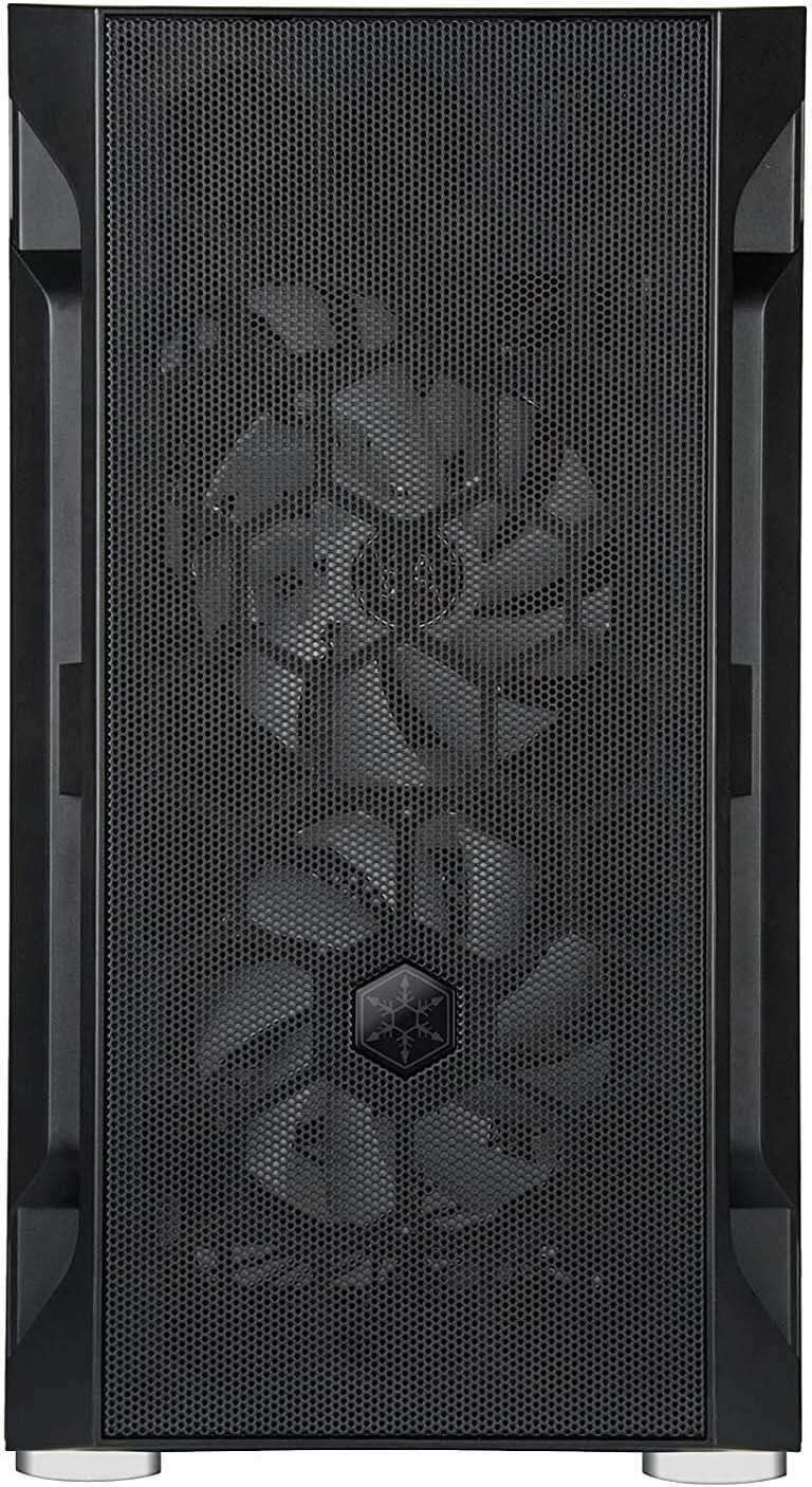 Корпус microATX SilverStone SST-FAH1MB-PRO Без БП чёрный