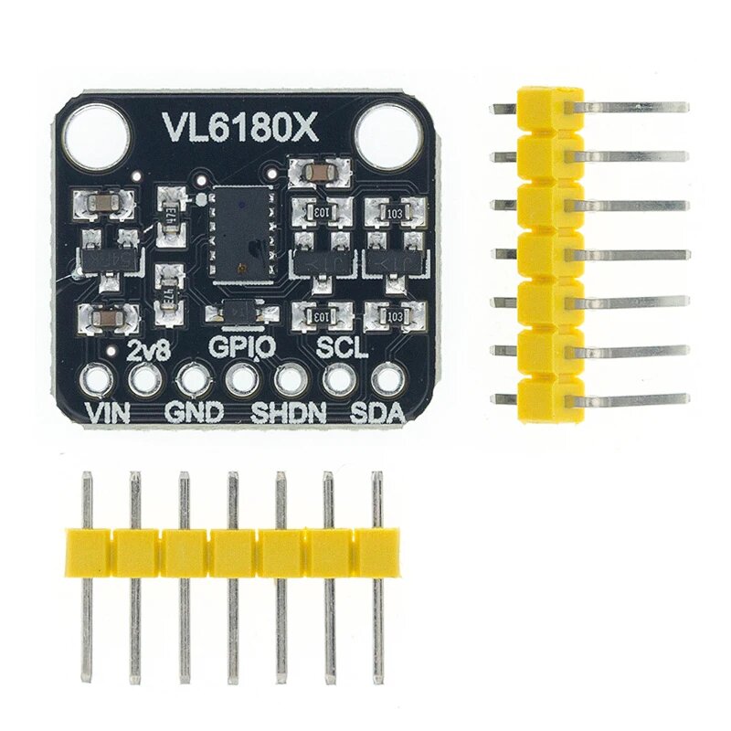 VL6180 VL6180X дальномер, оптический датчик дальности для интерфейса Arduino I2C, 3,3 В, 5 В, распознавание жестов