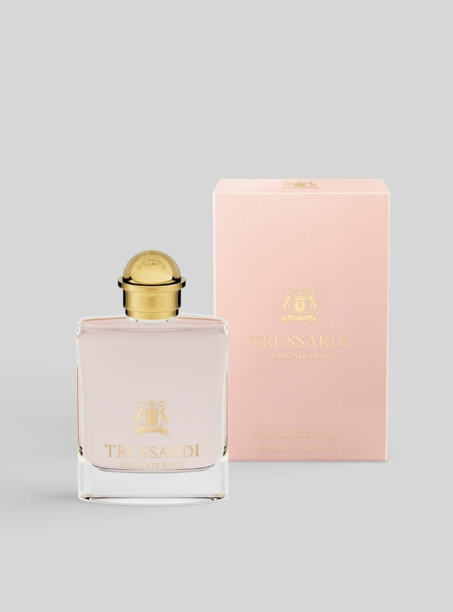 TRUSSARDI Delicate Rose lady туалетная вода женская 50 мл edt / Духи женские Труссарди Деликат Роза парфюм цветочный